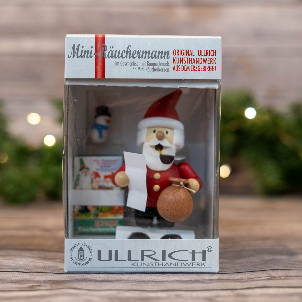 Smoker Mini Santa Gift Set Seiffen Haus