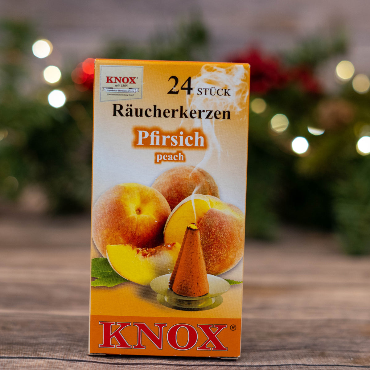 Knox Incense Cones Peach Seiffen Haus