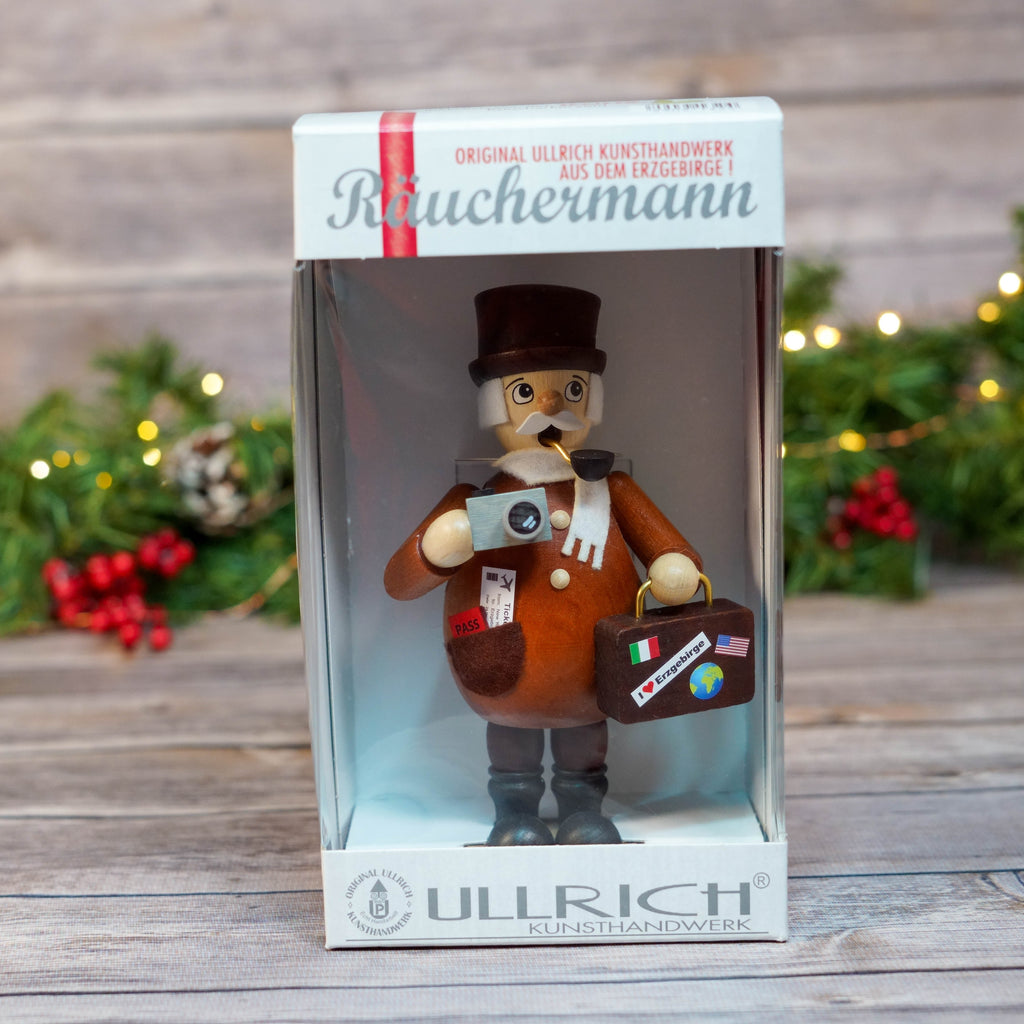 Doctor Smoker figurine against holiday backdrop