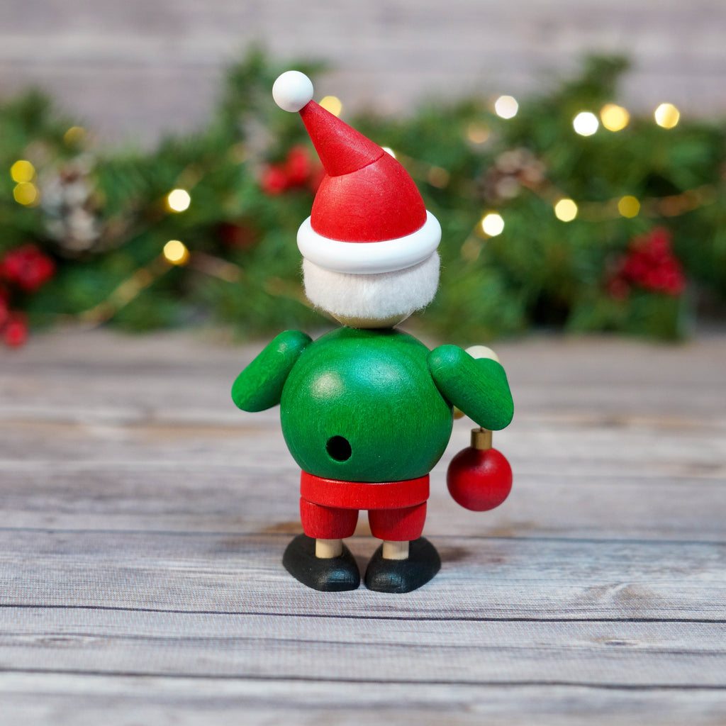 Mini Santa Smoker from the side showing detailed craftsmanship