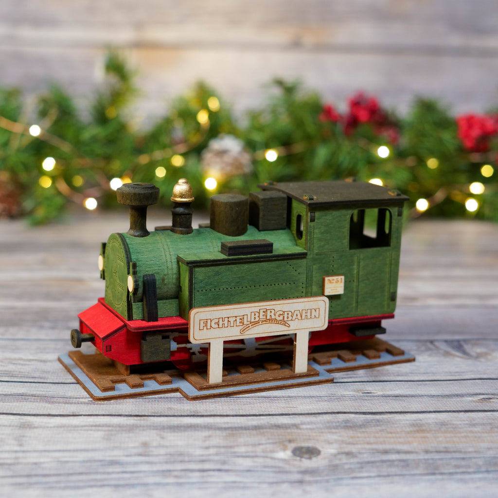 Handcrafted incense smoker set against festive background