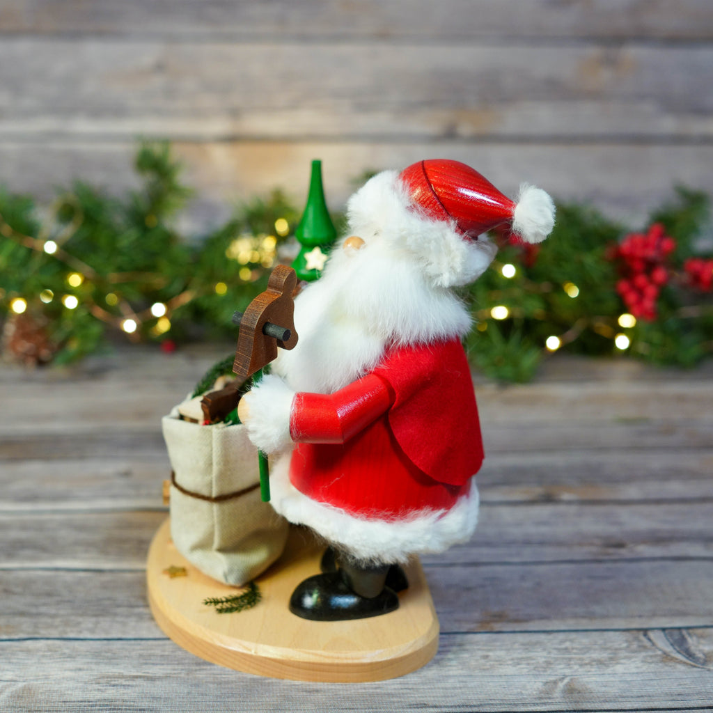 Detailed craftsmanship on Santa Claus figure