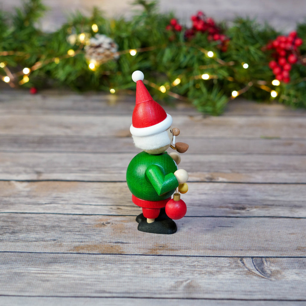 Traditional style mini Christmas smoker with tree design on shirt