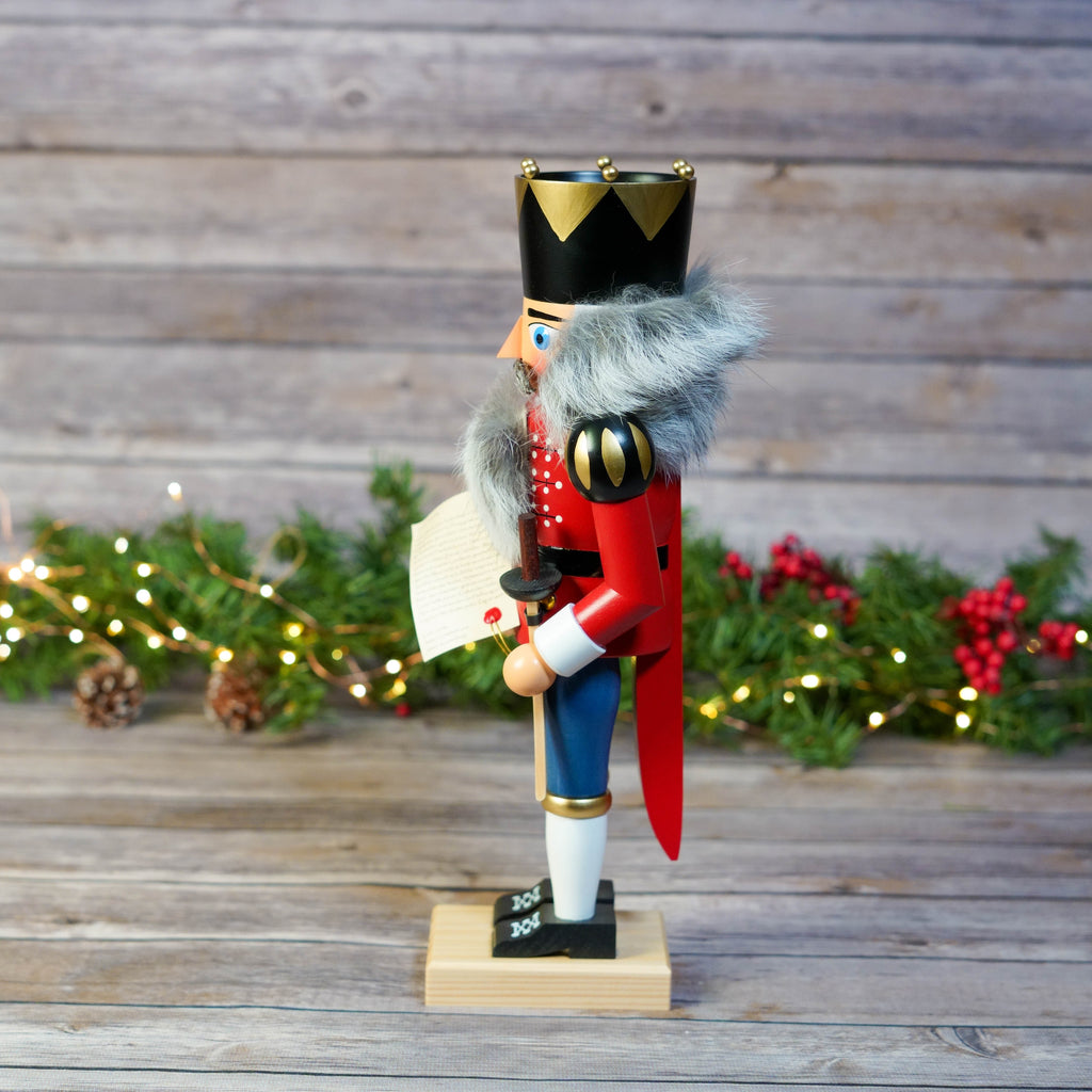 Close-up of General von Bieber Nutcracker's facial details