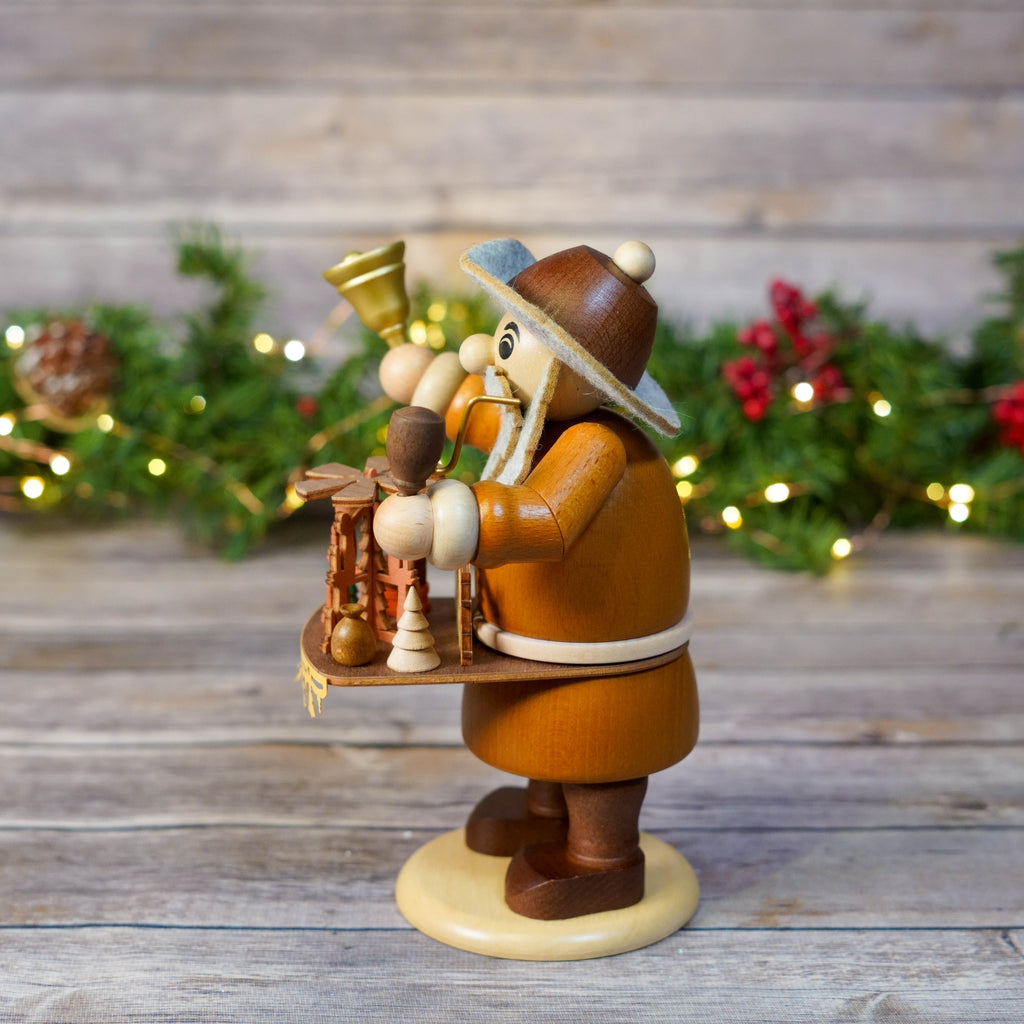 Detailed view of the base and legs of the Merchant Smoker