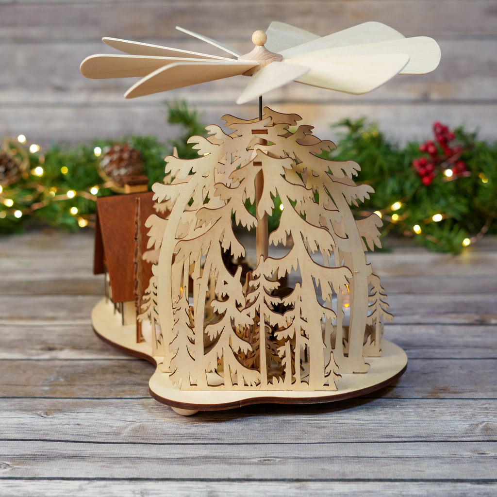Decorative Christmas Pyramid showcasing traditional German art