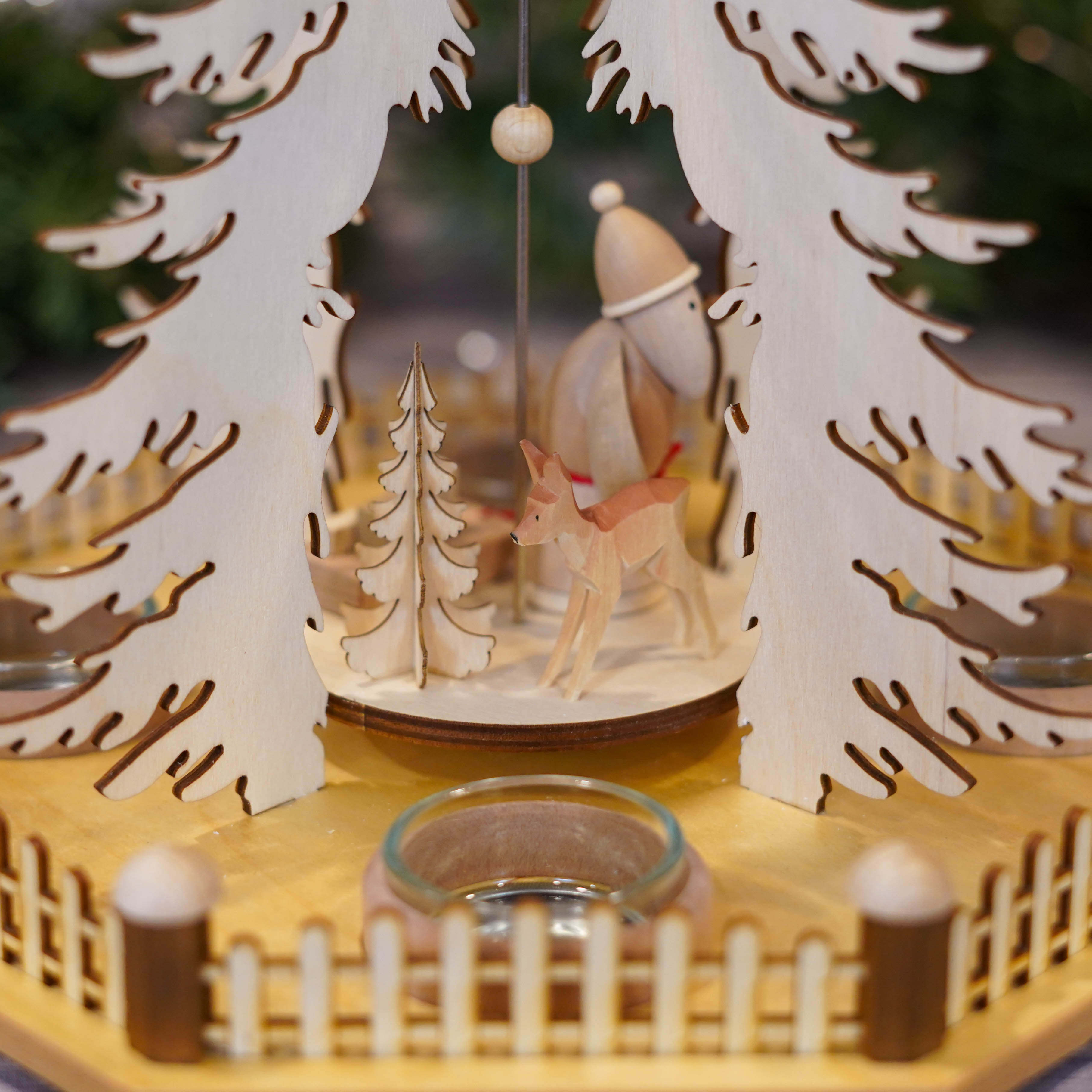 Handcrafted Santa Christmas Pyramid 30cm/11.8in - German Decor ...