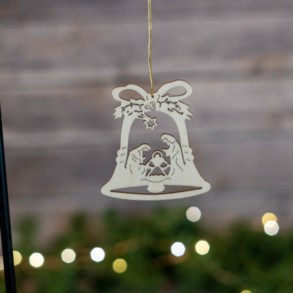 Laser Cut Bell Ornament 7cm (2.8 in) - Nativity Scene – Seiffen Haus