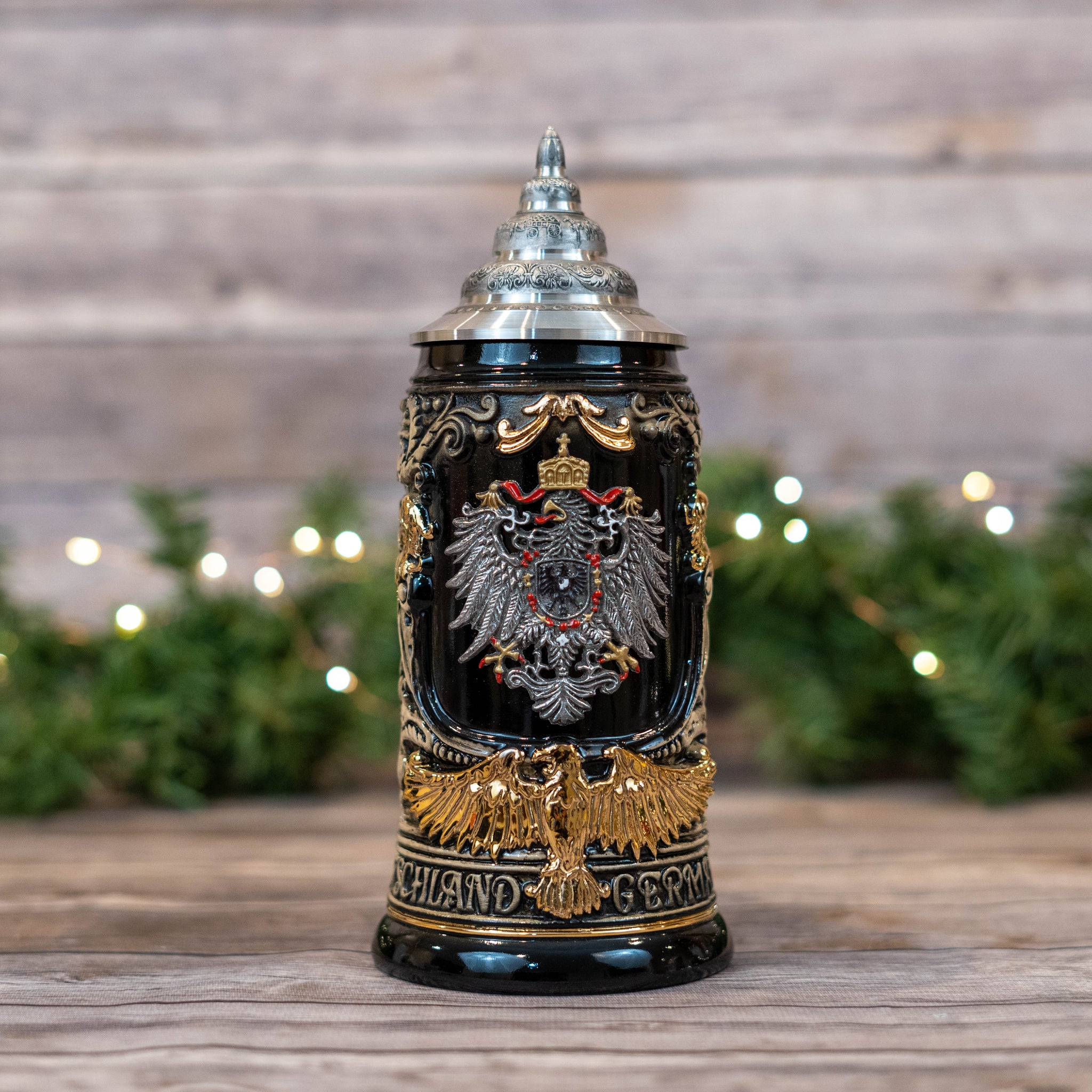 Authentic German Crest KING-WERK Stein - 0.4L / 13.5oz – Seiffen Haus
