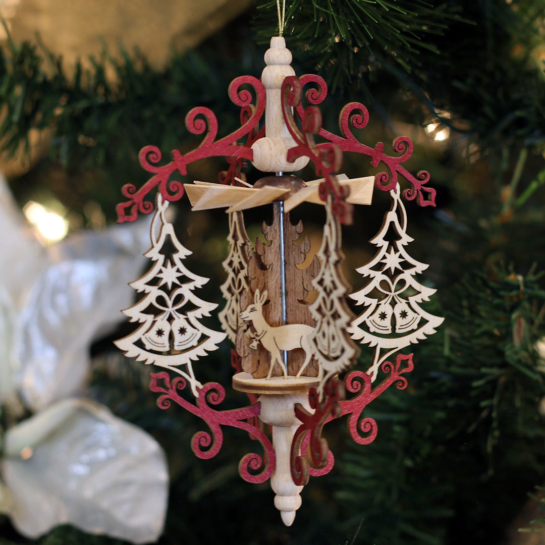 Ornament - Christmas Eve, Santa Claus Red – Seiffen Haus
